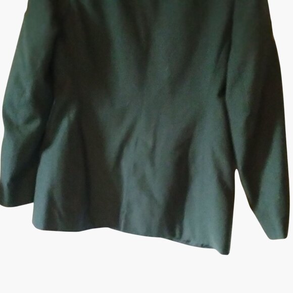 Womens Military Uniform Green Blazer Jacket 14 Vintage US Costume Cavalier - Picture 2 of 8